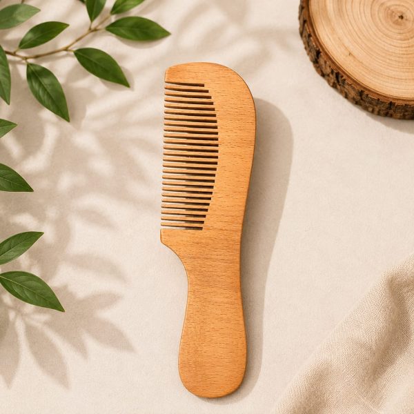 Neem wooden comb